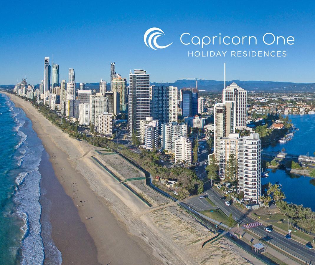 Capricorn One Beachside Holiday Apartments - Official Gold Coast Eksteriør bilde
